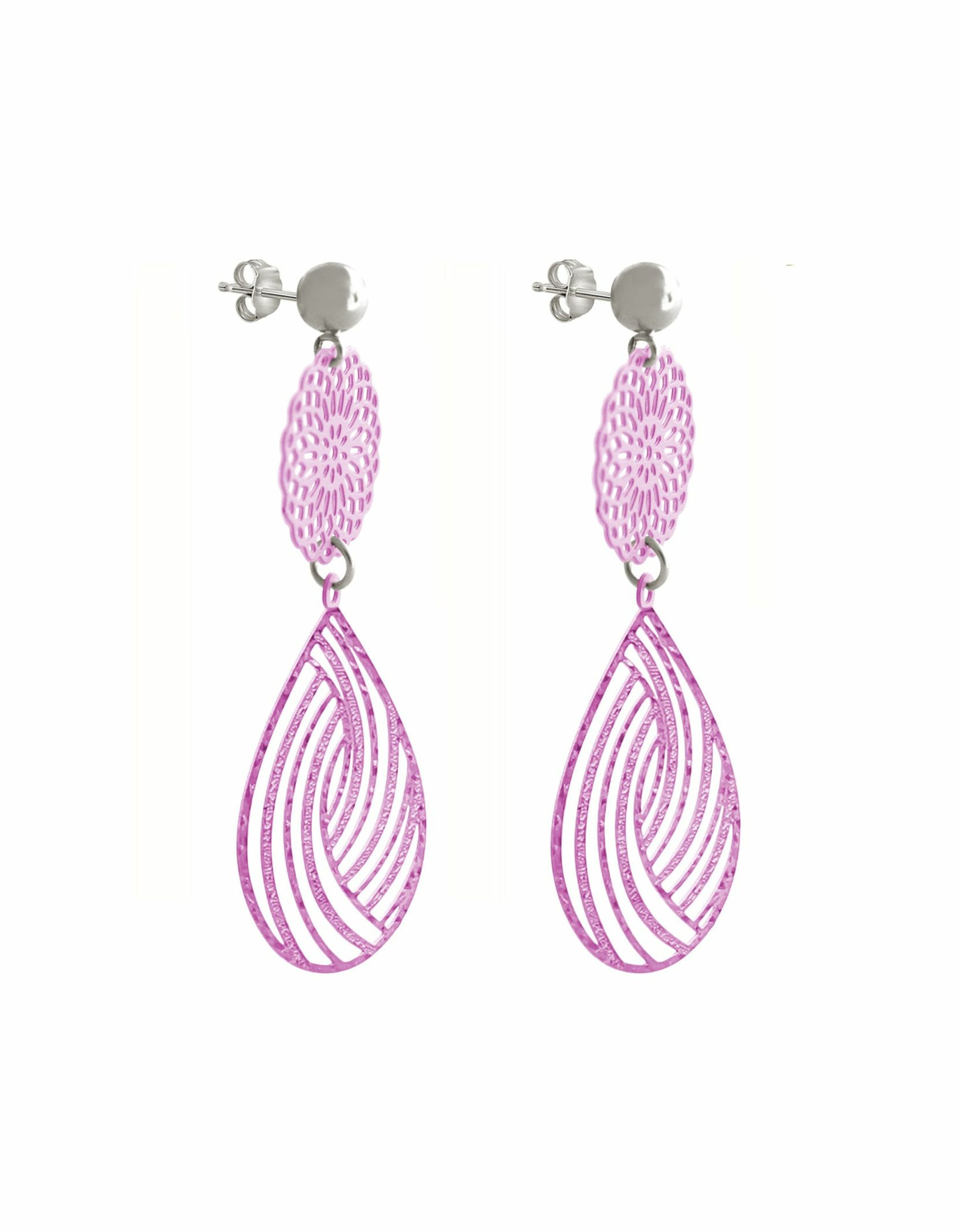 Gemshine Ohrringe in Pink