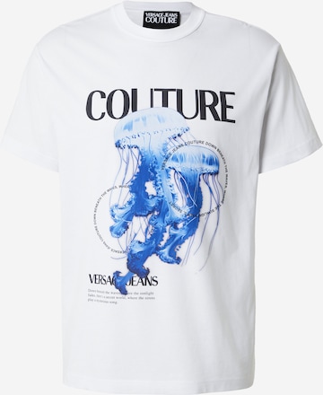 Versace Jeans Couture Футболка 'JELLYFISH' в Белый: спереди