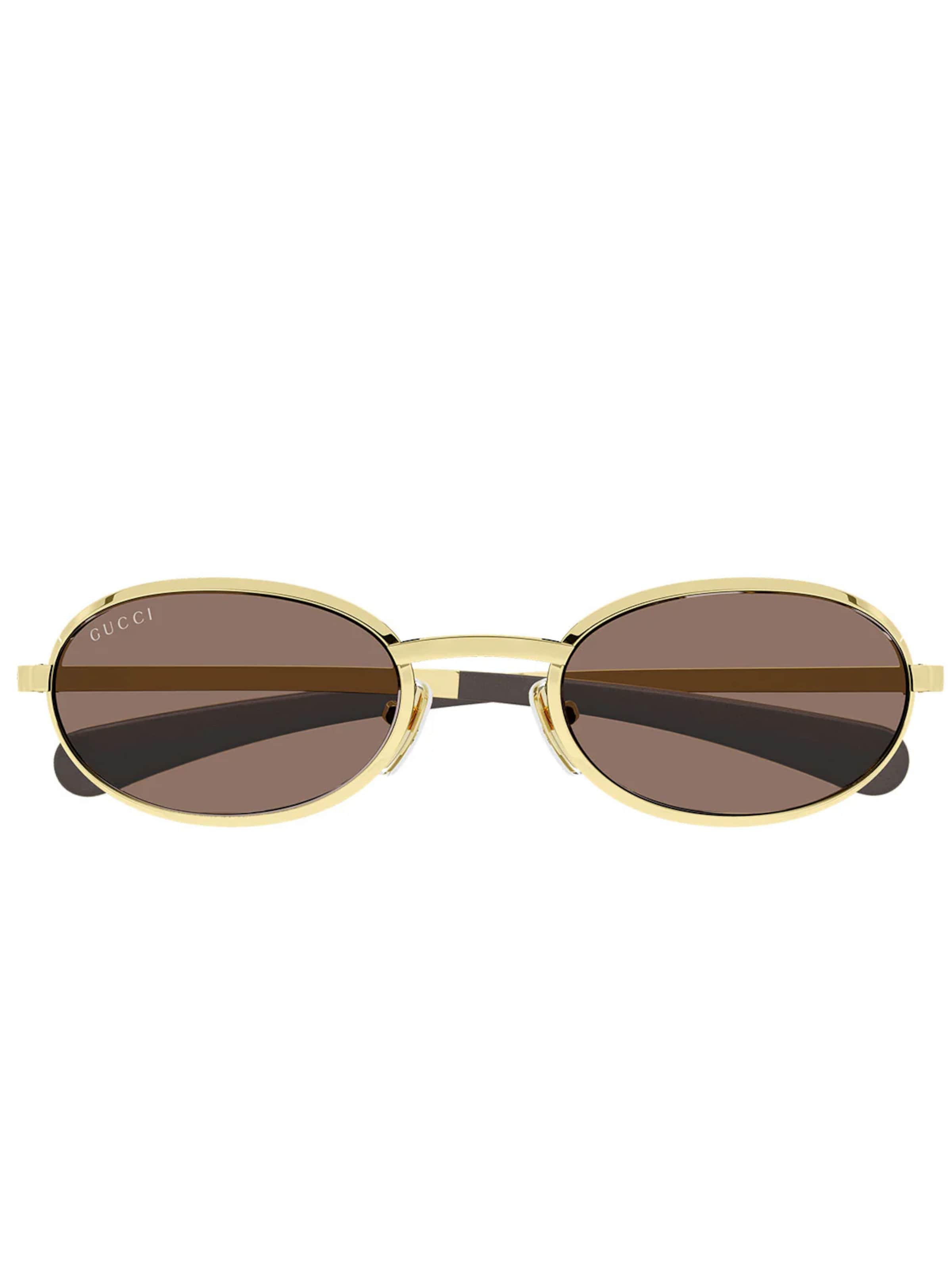 Gucci Zonnebril 'GG1942S 003' in Goud: voorkant