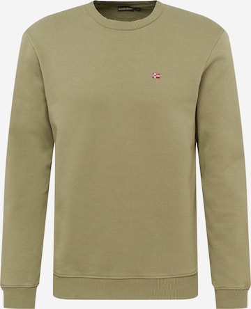 NAPAPIJRISweater majica 'BALIS' - zelena boja: prednji dio