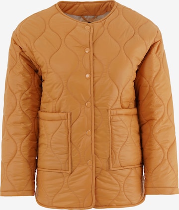 FRESHLIONS Steppjacke 'Amara' in Gelb: Vorderseite