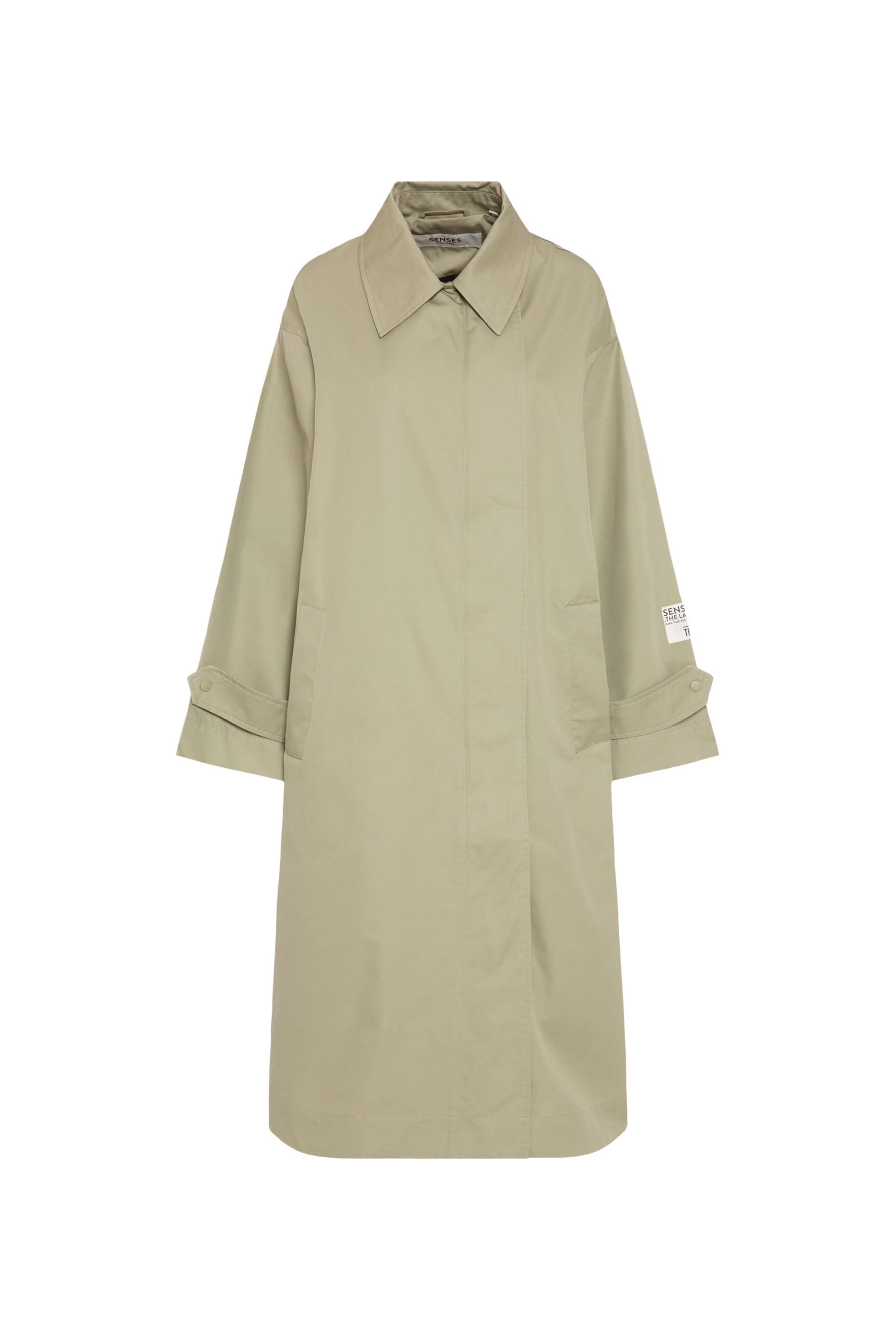 SENSES.THE LABEL Mantel 'On:ta' in Grün: Vorderseite