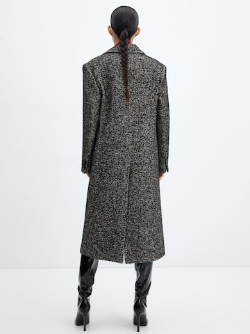 MANGO Between-Seasons Coat 'Dalmata' in Grey