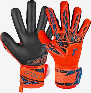 REUSCH Sporthandschoenen 'Attrakt Silver NC' in Oranje: voorkant