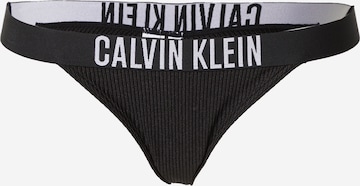 Calvin Klein Swimwear - Cueca biquíni 'Intense Power' em preto: frente