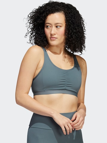 Bustier Soutien-gorge de sport 'GOOD' ADIDAS SPORTSWEAR en bleu : devant