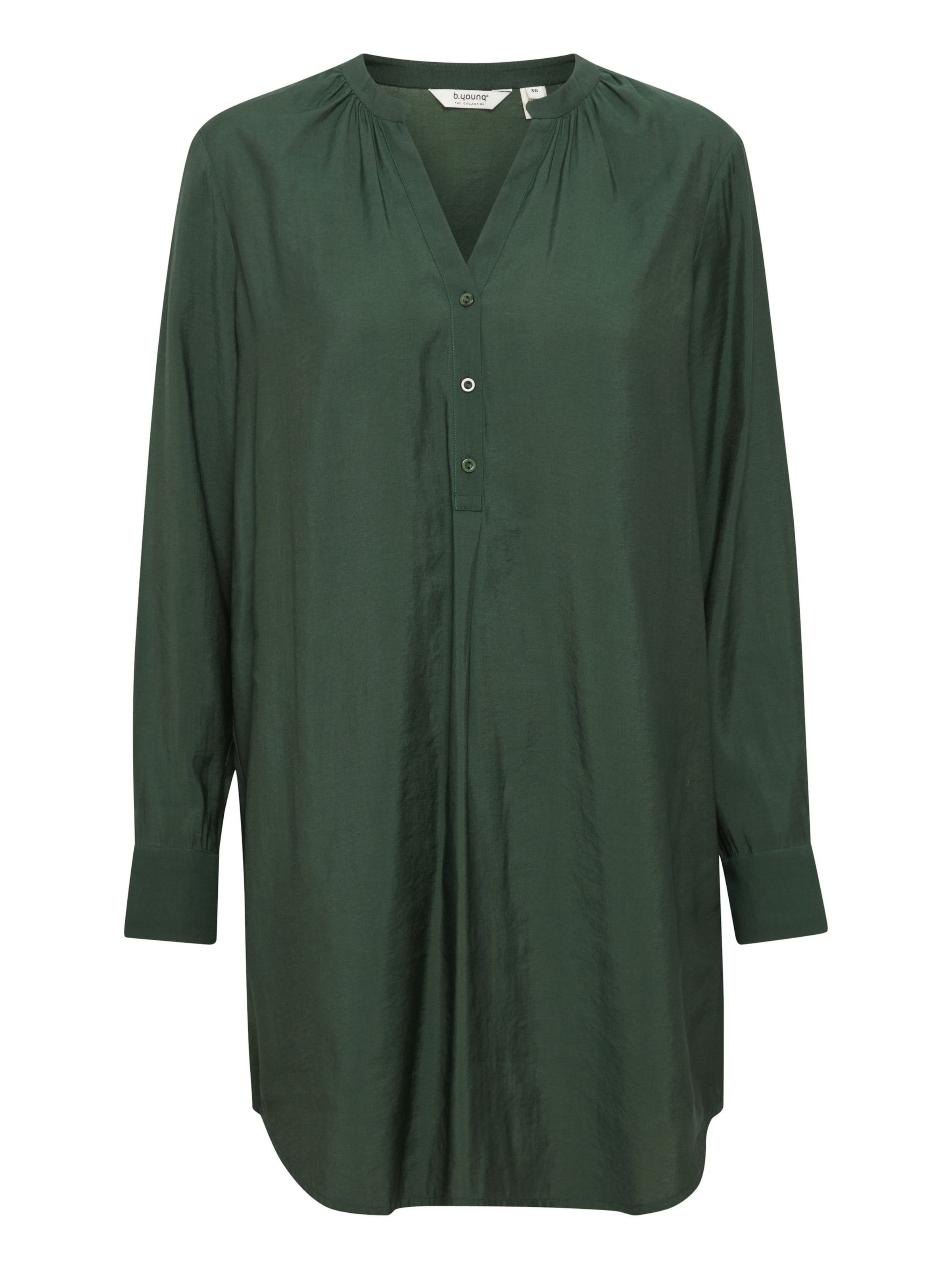 b.young Tunic 'HILLA' in Green: front