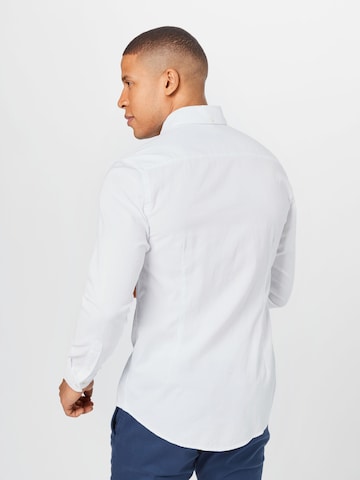 ETON Slim Fit Skjorte i hvit