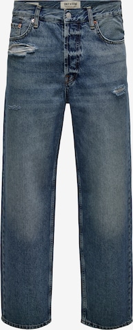 Only & Sons Regular Jeans 'Five' in Blauw: voorkant