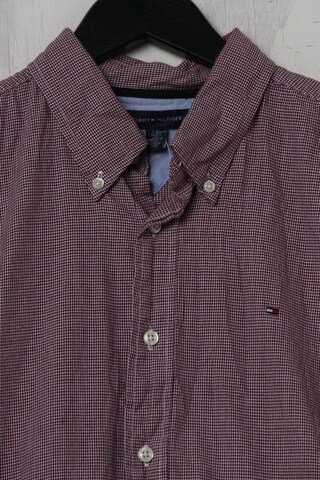 TOMMY HILFIGER Button Up Shirt in L in Red