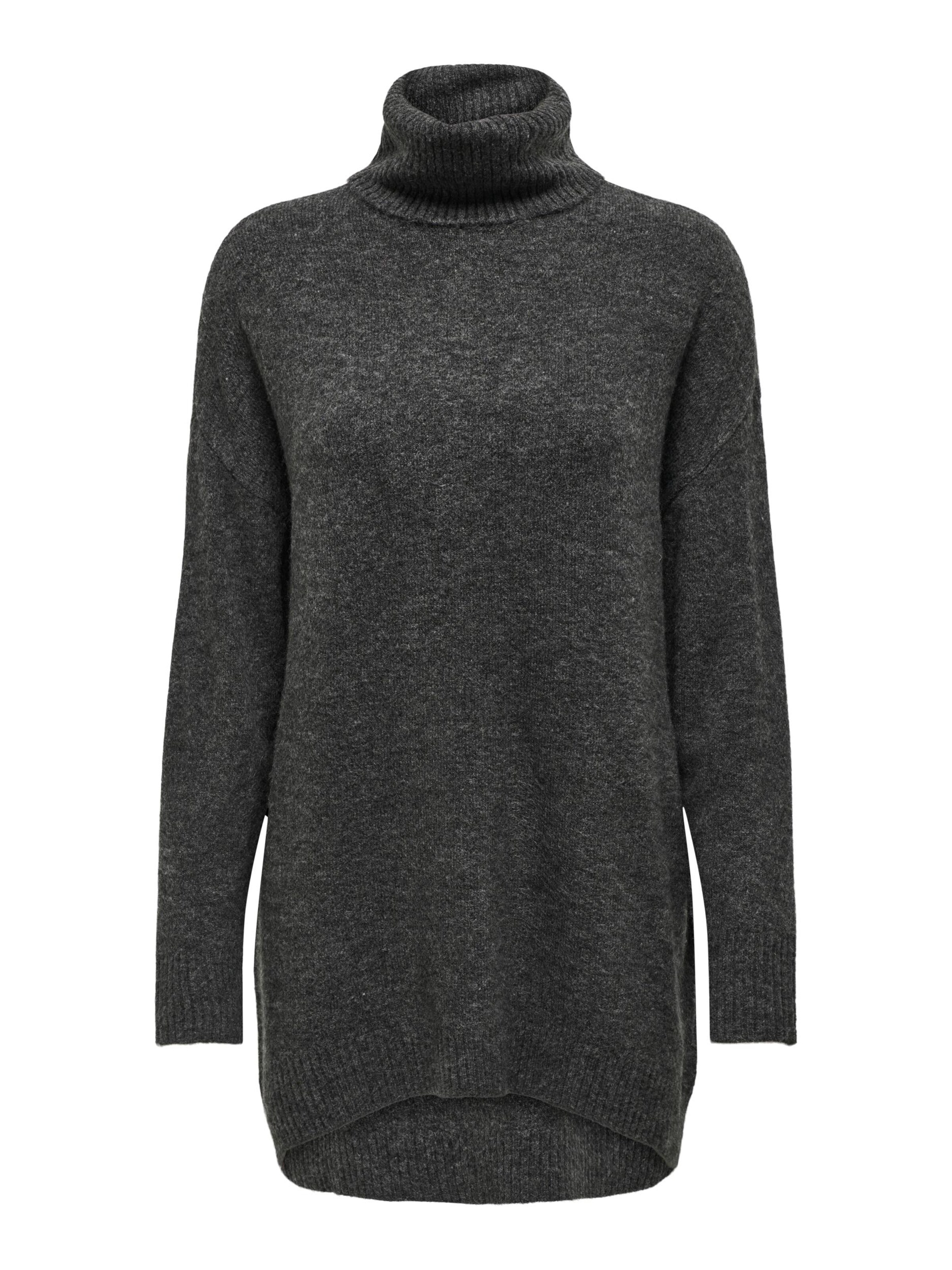 ONLY Пуловер 'SILJA' в сиво: отпред