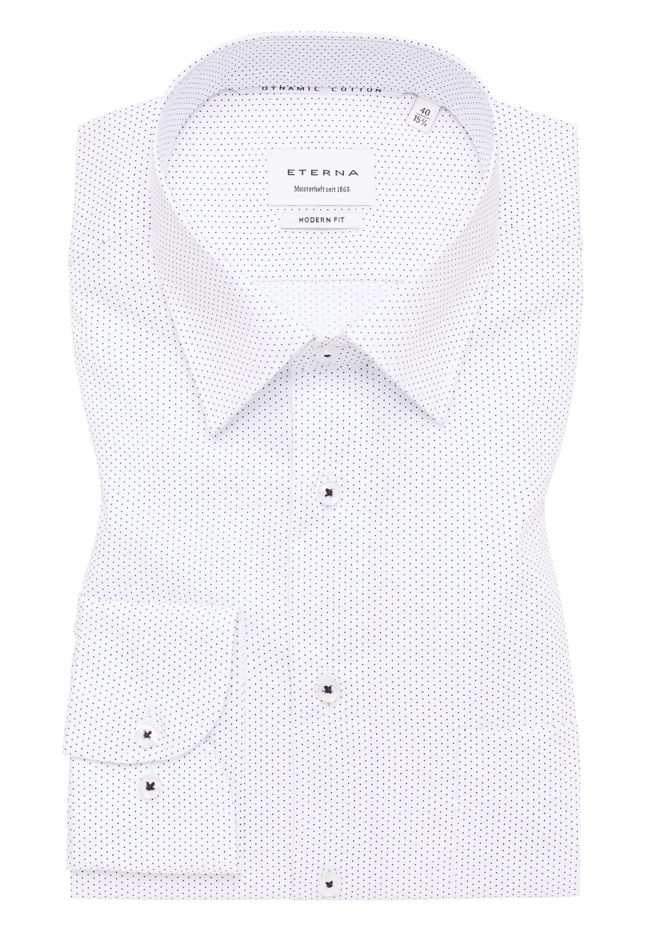 ETERNA Regular fit Button Up Shirt in Blue
