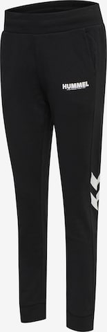 Effilé Pantalon de sport Hummel en noir