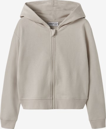 NAME IT Zip-Up Hoodie in Grey: front