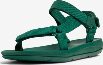 CAMPER Sandalen met riem ' Match ' in Groen: voorkant