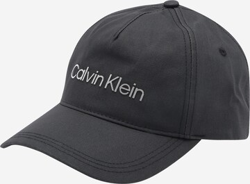 Cappello da baseball di Calvin Klein in nero: frontale