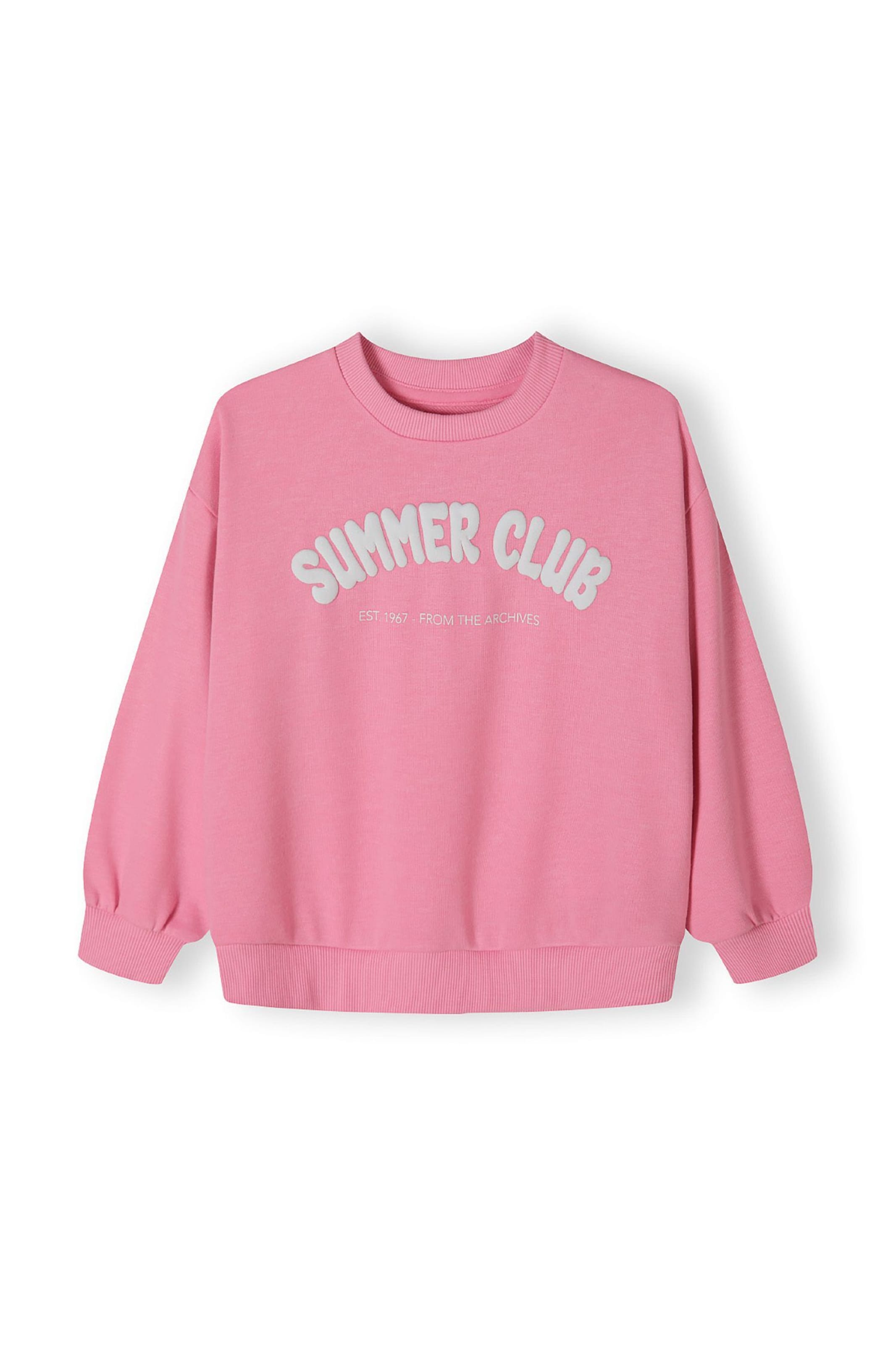 Sweat-shirt MINOTI en rose : devant