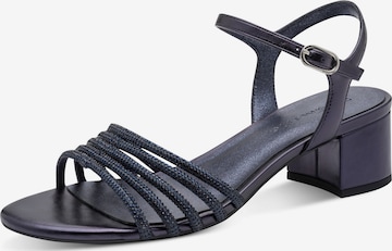 Tamaris Sandale in Blau: Vorderseite