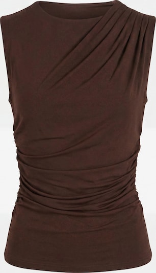 ARMIE Toppi 'The Julia Pleat Slim-Fit Top' koossa XS värissä ruskea, Tuotenäkymä