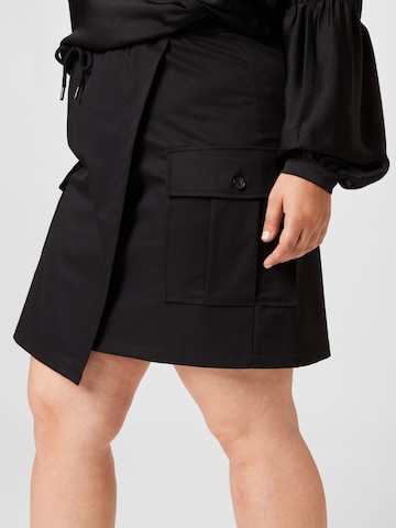 Selected Femme Curve Kjol 'COROS' i svart