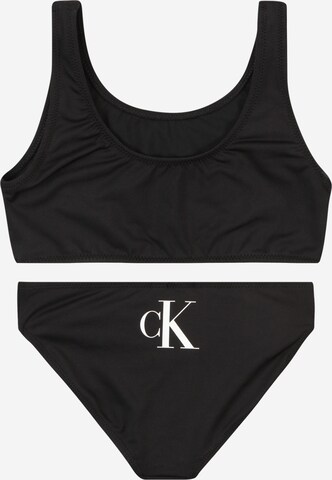 Calvin Klein Swimwear Bustier Bikini in Schwarz