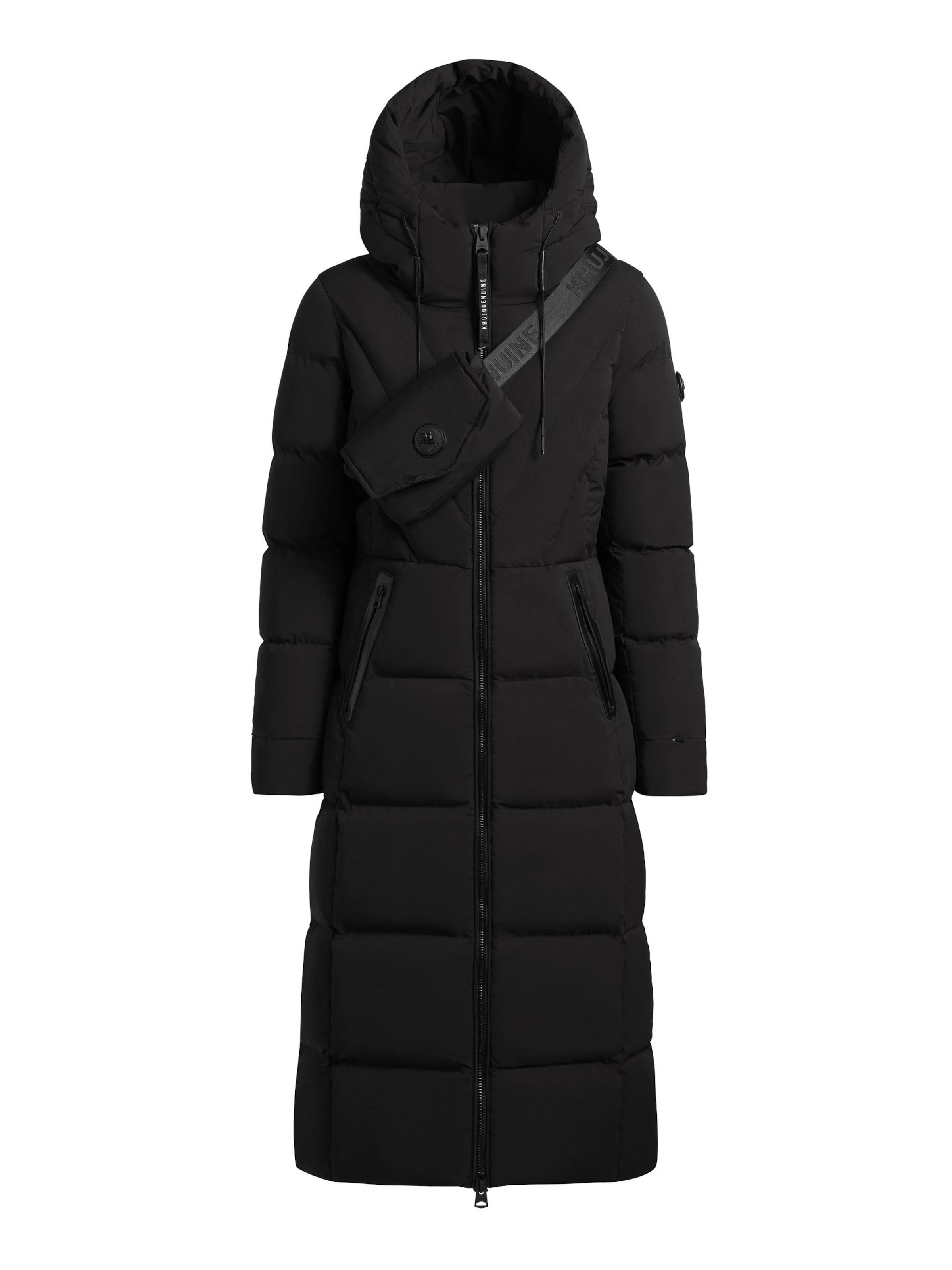 Cappotto invernale 'Soria2' di khujo in nero: frontale