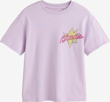 Next T-Shirt 'Blondie Band' in Lila: Vorderseite