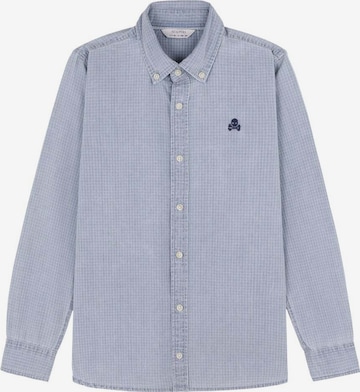 Coupe regular Chemise Scalpers en bleu : devant