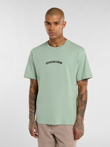 DICKIES Футболка в Зеленый: спереди