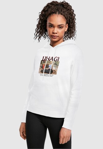 ABSOLUTE CULT Sweatshirt 'Friends - Unagi' in White: front