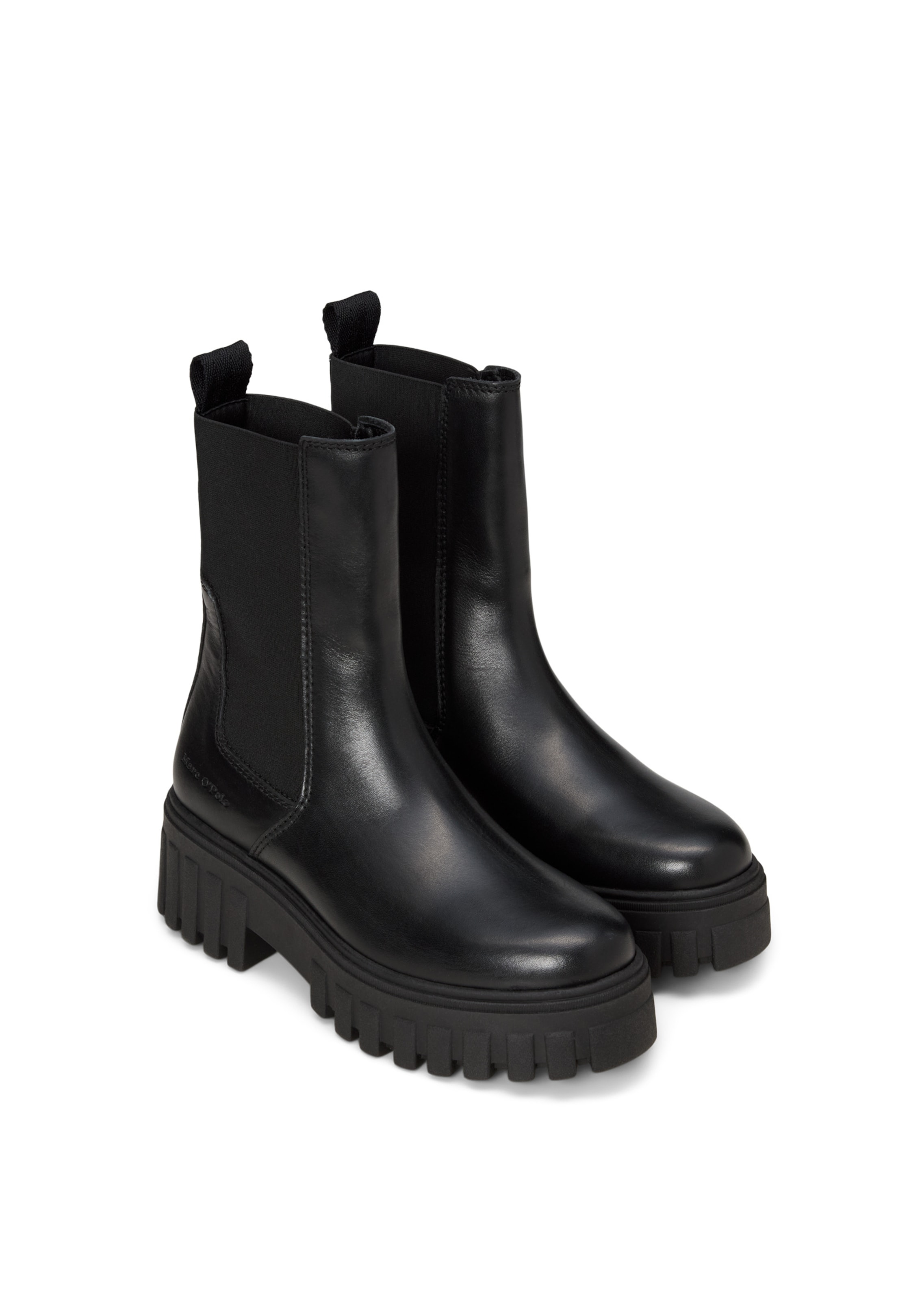 Marc O'Polo Chelsea boots 'Valva' in Zwart