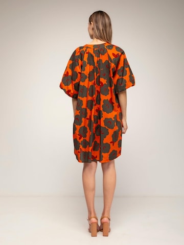 Tantra - Vestido talla grande en naranja