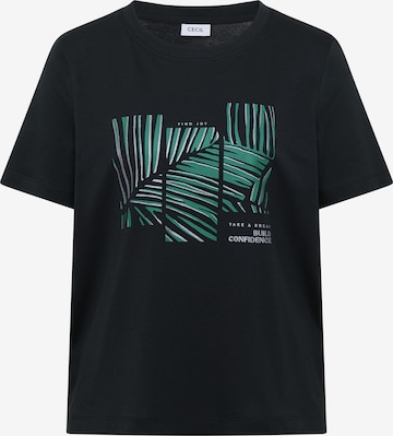 Maglietta di CECIL in nero: frontale