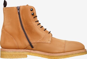 Henry Stevens Lace-Up Boots 'Winston CDB' in Brown