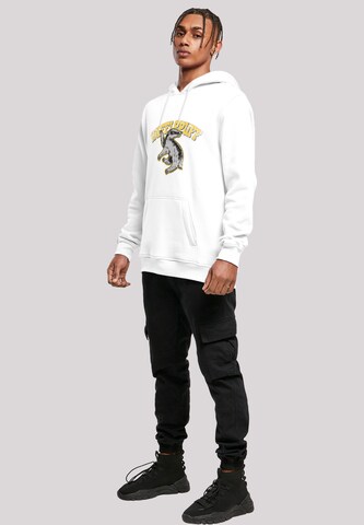 F4NT4STIC Sweatshirt 'Harry Potter Hufflepuff Sport Emblem' in Wit