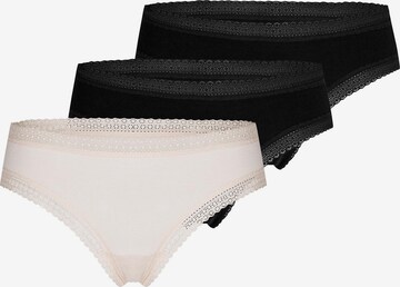 Mey Boyshorts 'Modal Lace' in Brown: front