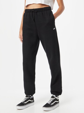 Effilé Pantalon VANS en noir : devant