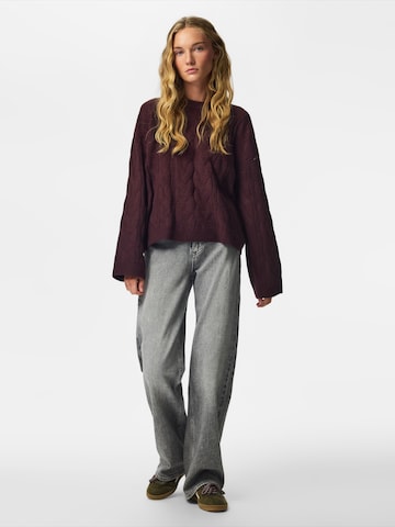 PIECES Pullover 'PCKATHY' in Rot