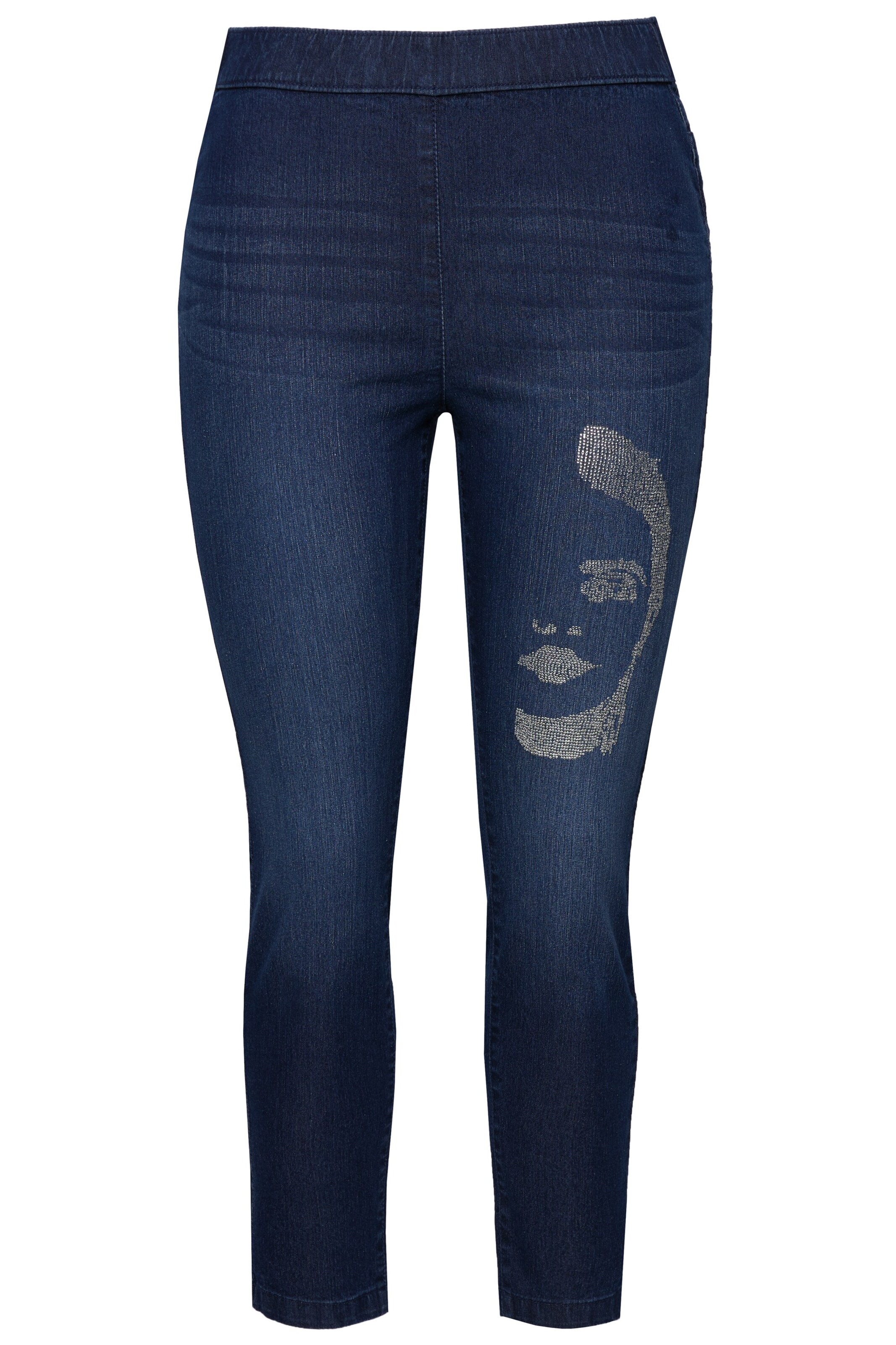 Coupe slim Jean MIAMODA en bleu : devant