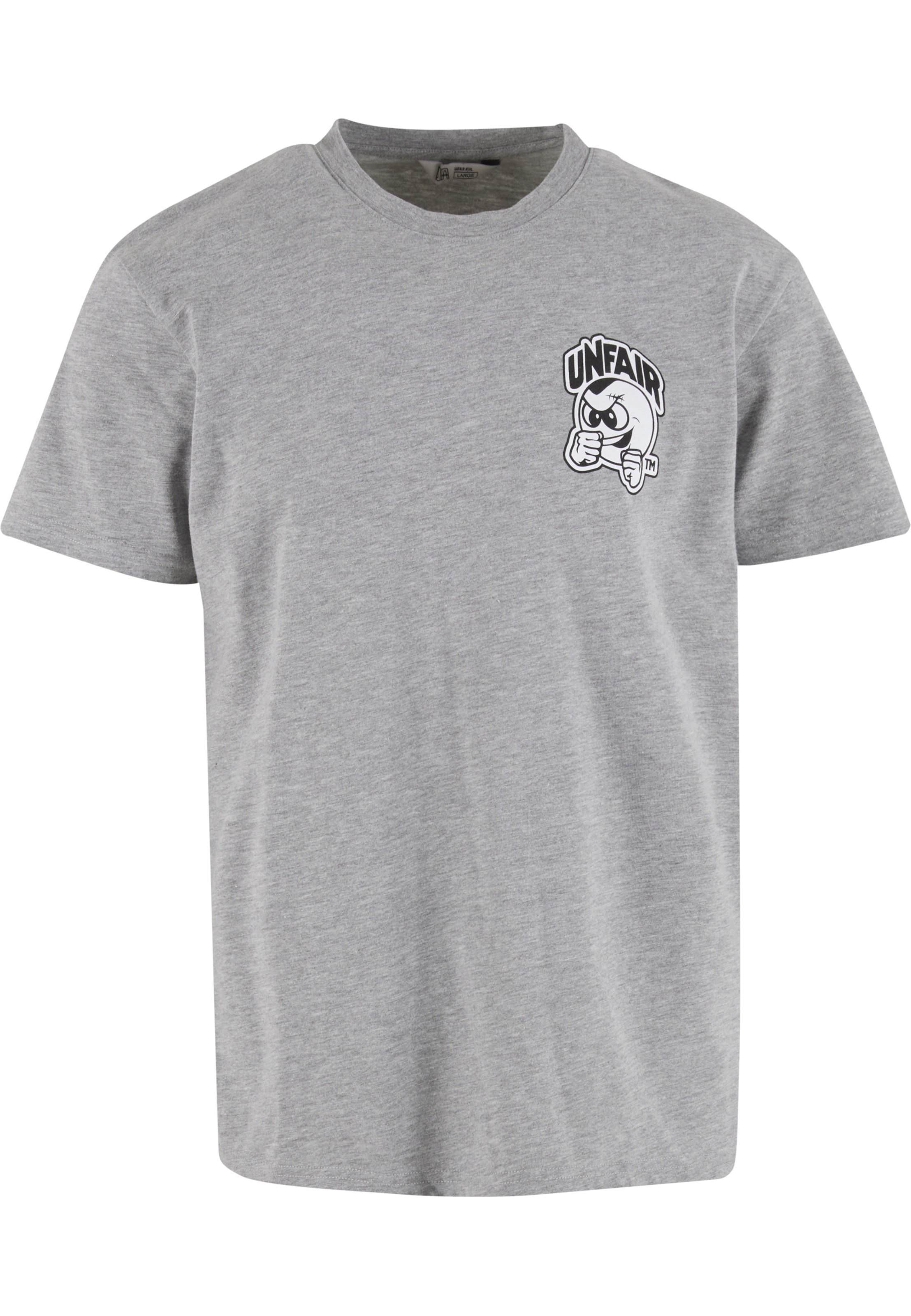Unfair Athletics Shirt 'Punchingball' in Grijs: voorkant