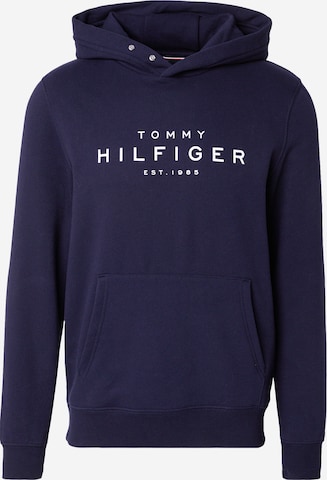 Felpa di TOMMY HILFIGER in blu: frontale