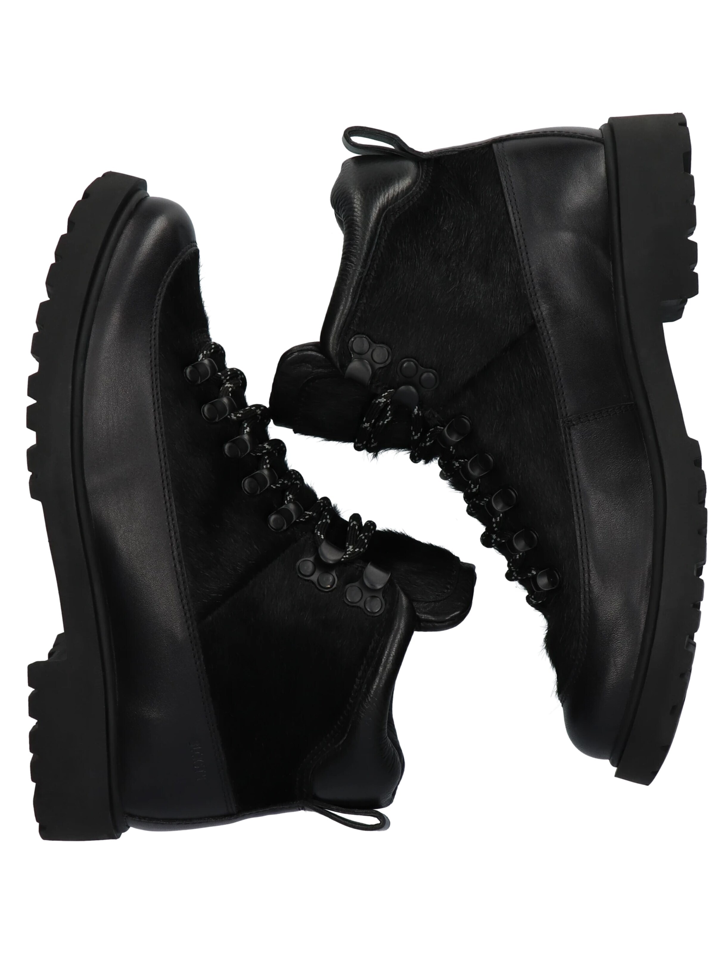 BLACKSTONE Schnürstiefelette 'Rock Dree CL252' in Schwarz