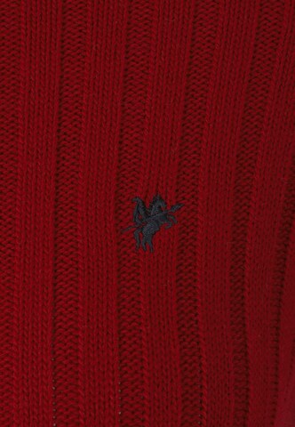 DENIM CULTURE Плетена жилетка 'Yuliana' в червено