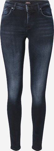 Skinny Jeans 'Carmen' de la ONLY pe negru: față