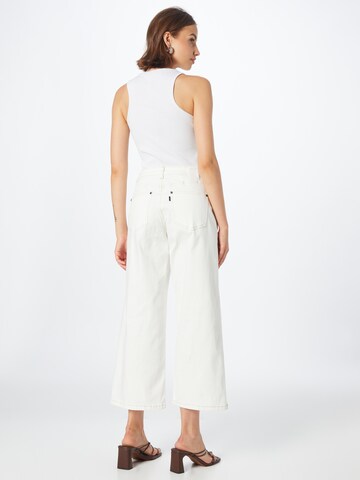 PULZ Jeans Wide leg Jeans 'EMMA' in White