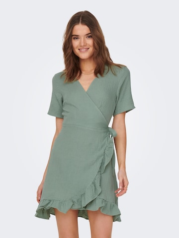 Robe 'THYRA' ONLY en vert : devant