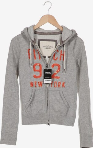 Abercrombie & Fitch Sweatshirt & Zip-Up Hoodie in S in Grey: front