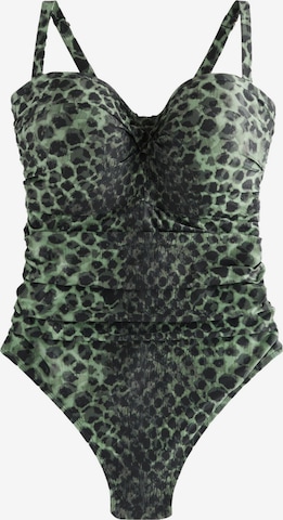 Bandeau Maillot de bain Next en vert : devant