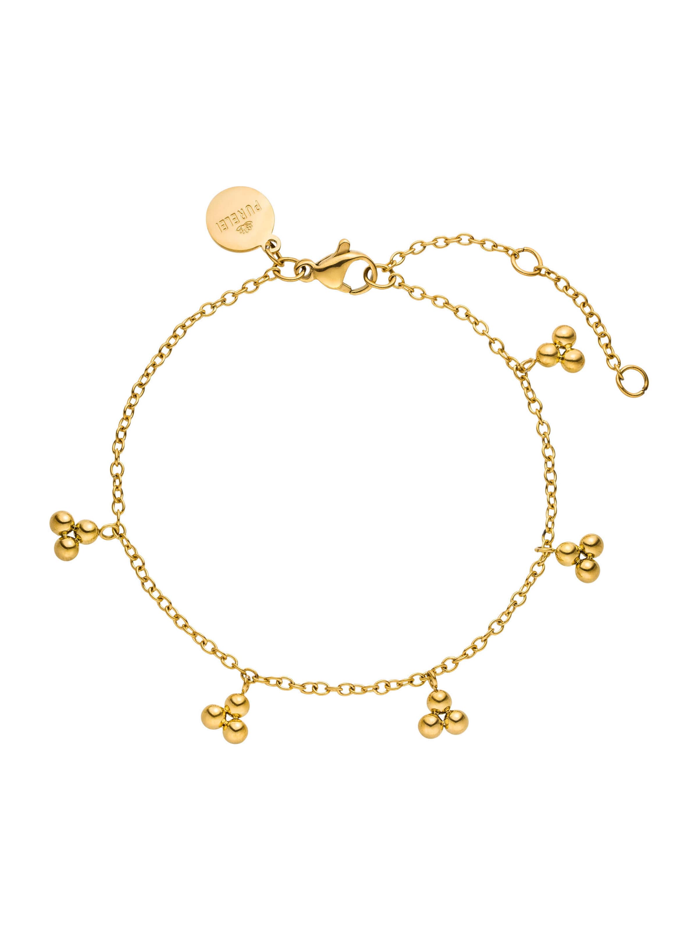 PURELEI Armband 'Seed' in gold, Produktansicht