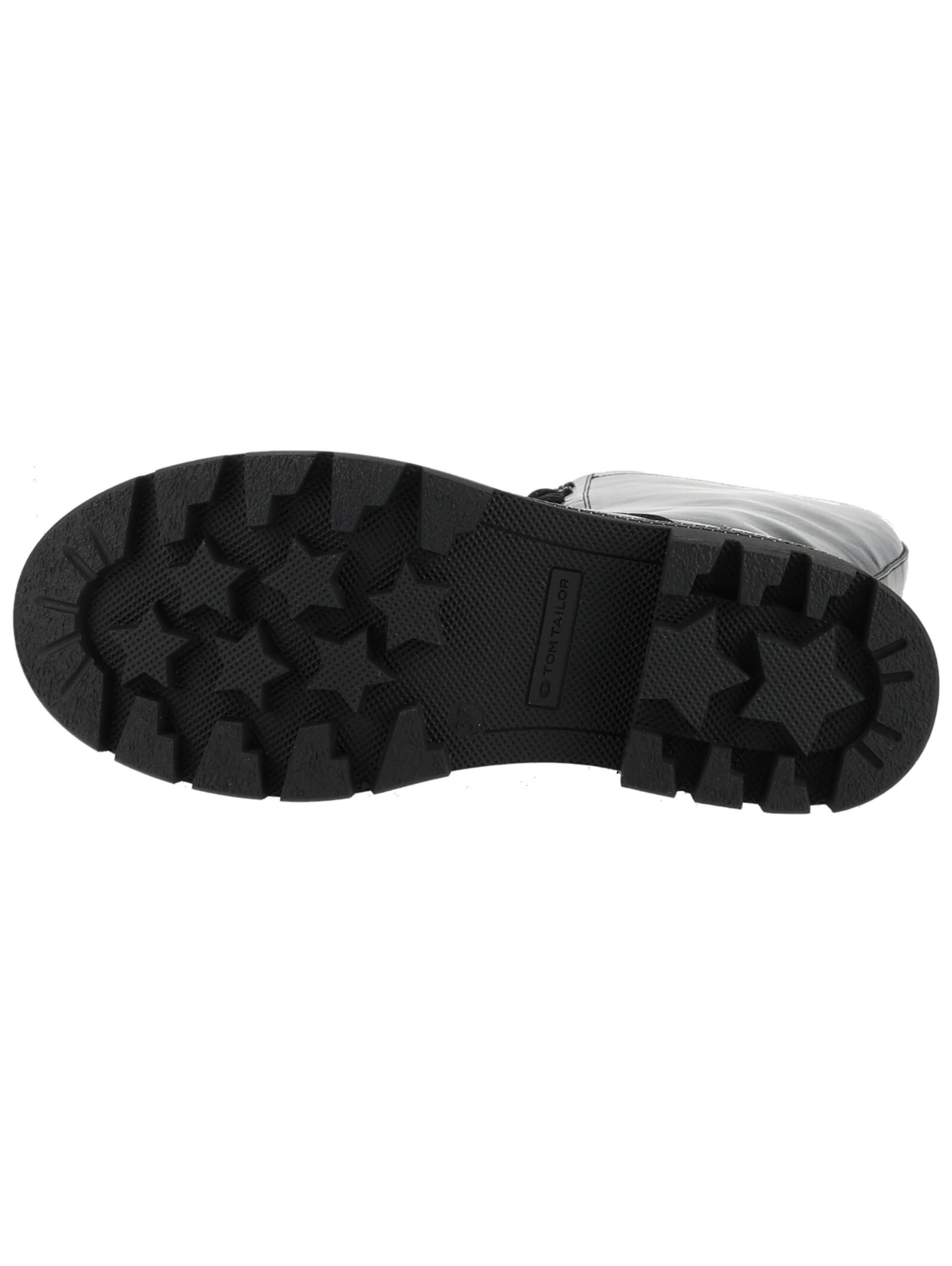 TOM TAILOR Stiefel in Schwarz